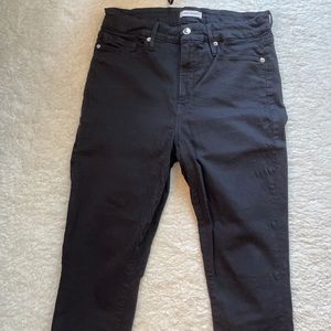 Good American high waist black skinny jeans